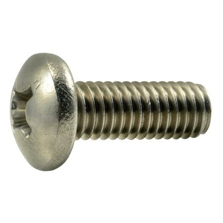 Midwest Fastener 3/18"-16 x 1 in Phillips Pan Machine Screw, Plain 18-8 Stainless Steel, 10 PK 39702
